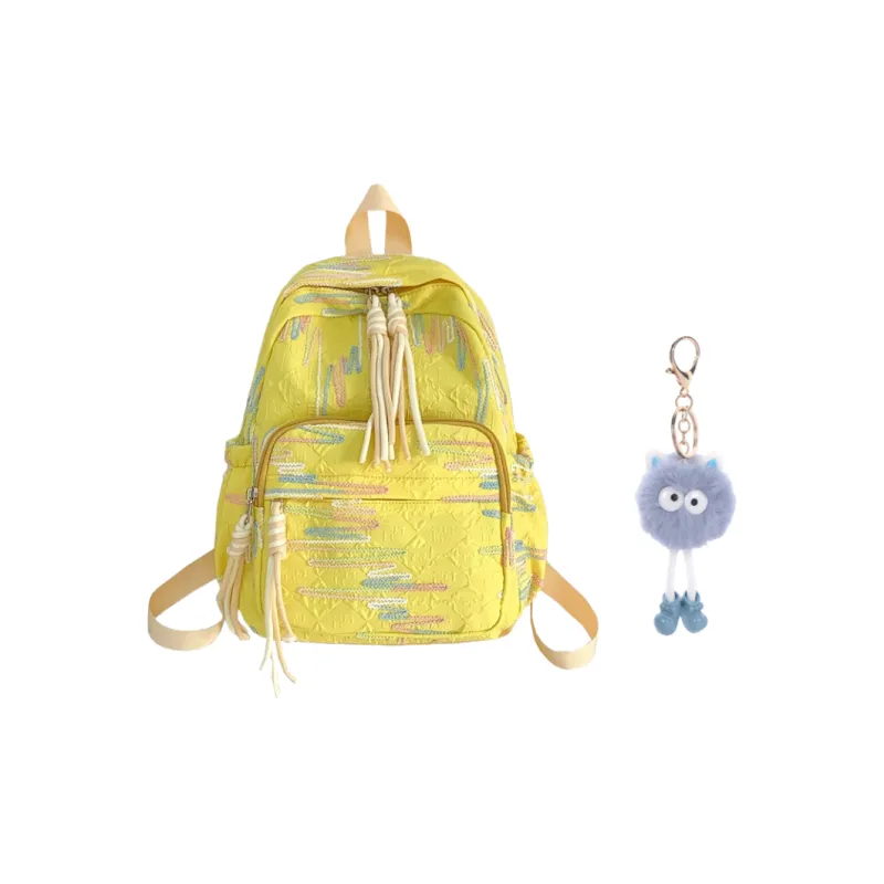 KAMLUI Nylon Fabric Backpacks Backpack Small Size Unisex Multicolor-20