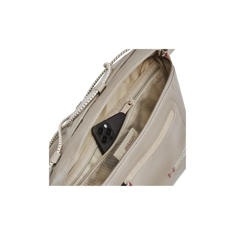 Under Armour SUMMIT Polyester Fanny Pack Regular Unisex Taupe & Cinnamon Red-3