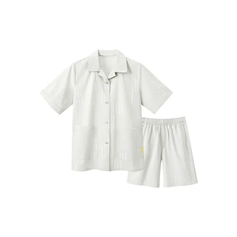 Crabsecret Pajama Set Spring And Summer Men's-0