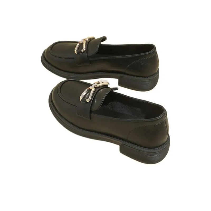 DUSTO Loafers Women's Black/Beige-2