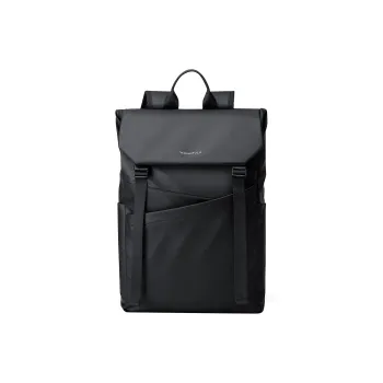 WilliamPOLO Fabric Carry Backpack Large Size Men's Black