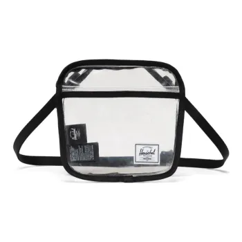 Herschel TPU Shoulder Bag Crossbody Bag Unisex Transparent & Black