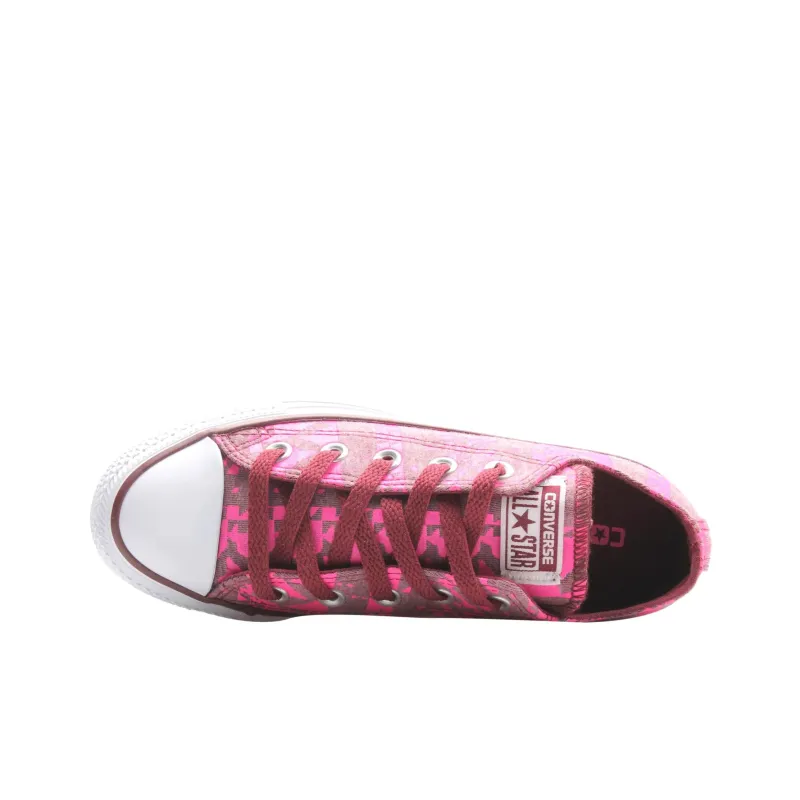 Converse Chuck Taylor All Star Anti Slip Wear Resistant Low Top Canvas Shoes Women's Pink-2