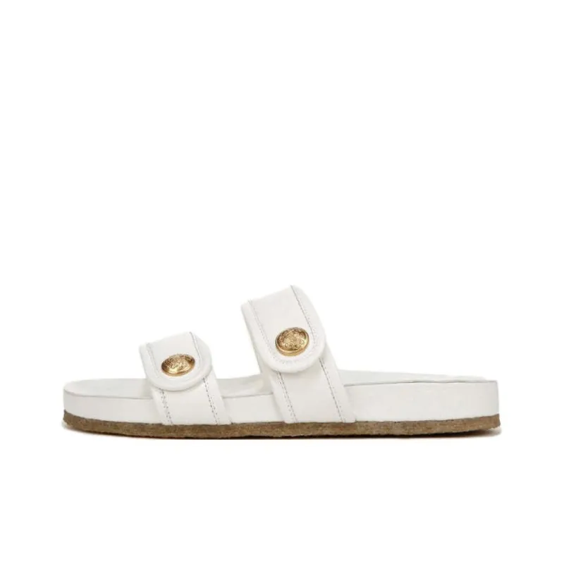 VERONICA BEARD Slide Slippers Women's White-0