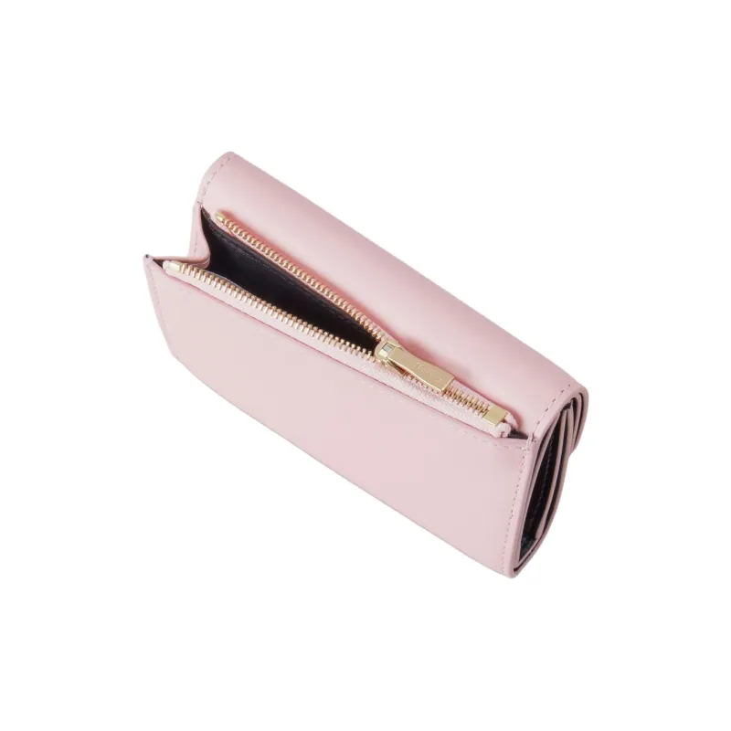 Mulberry Cow Leather Wallet Micro Women's Pink-2