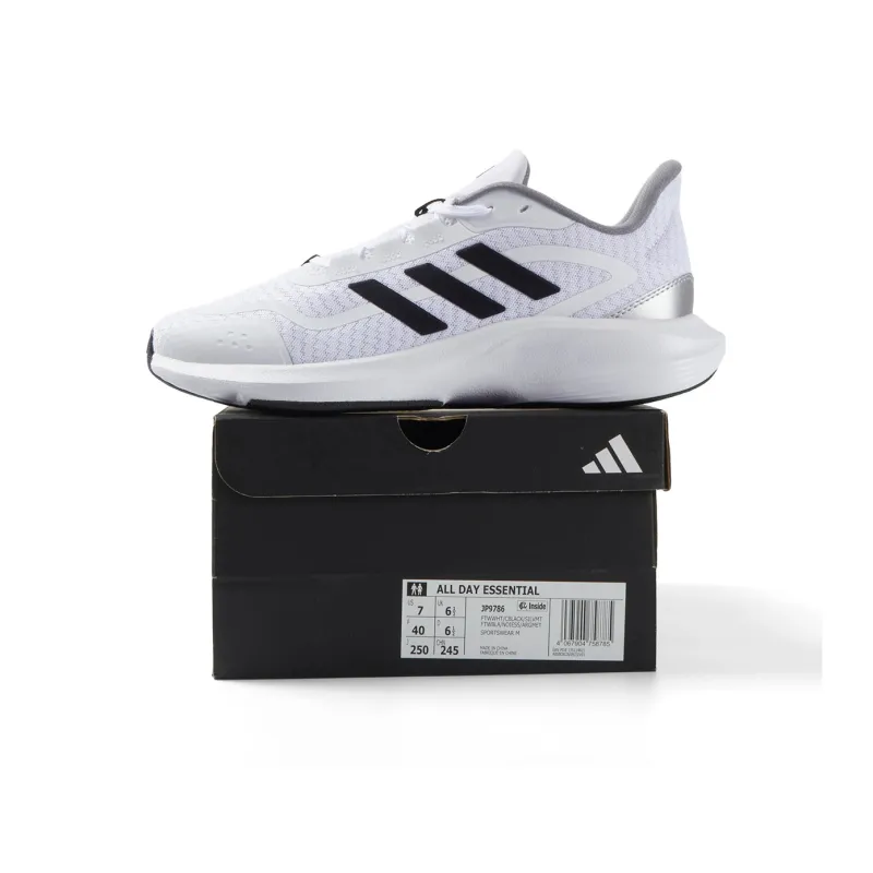 Adidas Runfalcon 5.0 Breathable Lightweight Low Top Running Shoes Unisex White-4
