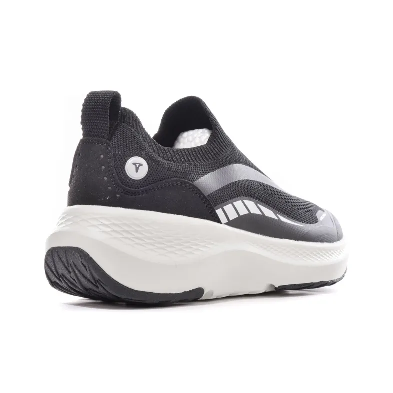 TREEPERI Support Balance, Shock Resistance, Lightweight And Rebound. Low Top Running Shoes Unisex Black White-1