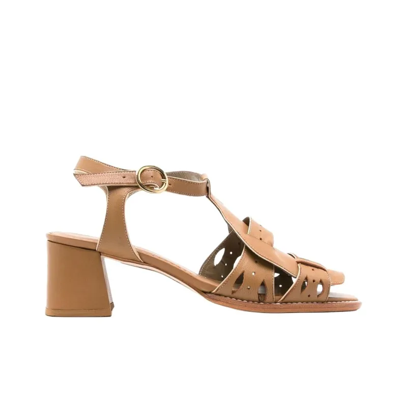 Sarah Chofakian Bastien Strap Sandals 5cm Women's Brown-1