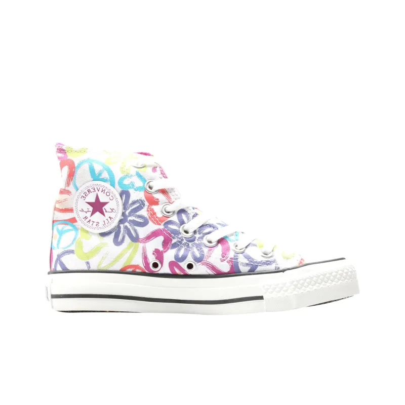 Converse Chuck Taylor All Star Anti Slip Wear Resistant High Top Canvas Shoes Unisex White-1