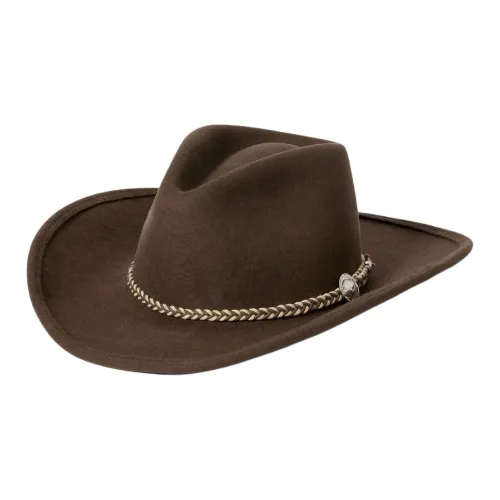 STETSON 가죽 기타 모자 남녀공용