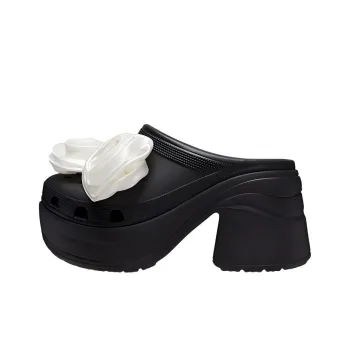 Crocs Quiet Wrap toe Slippers Women's Black