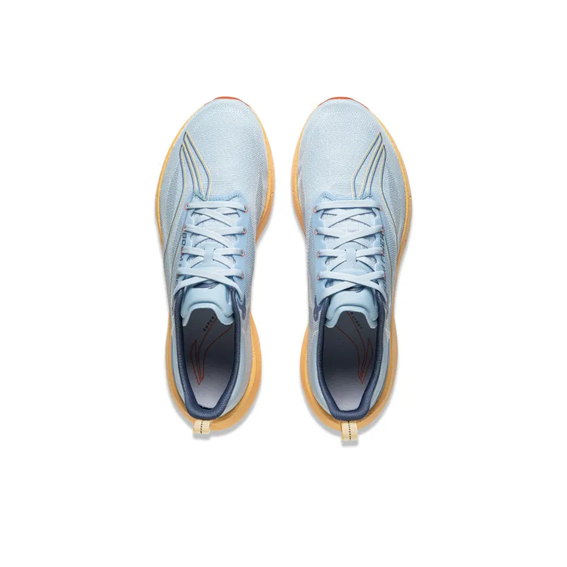 LiNing Super Light 21 Cushioning Slip Resistant Abrasion Resistant Breathable Low Top Running Shoes Men's Glacier Blue-3