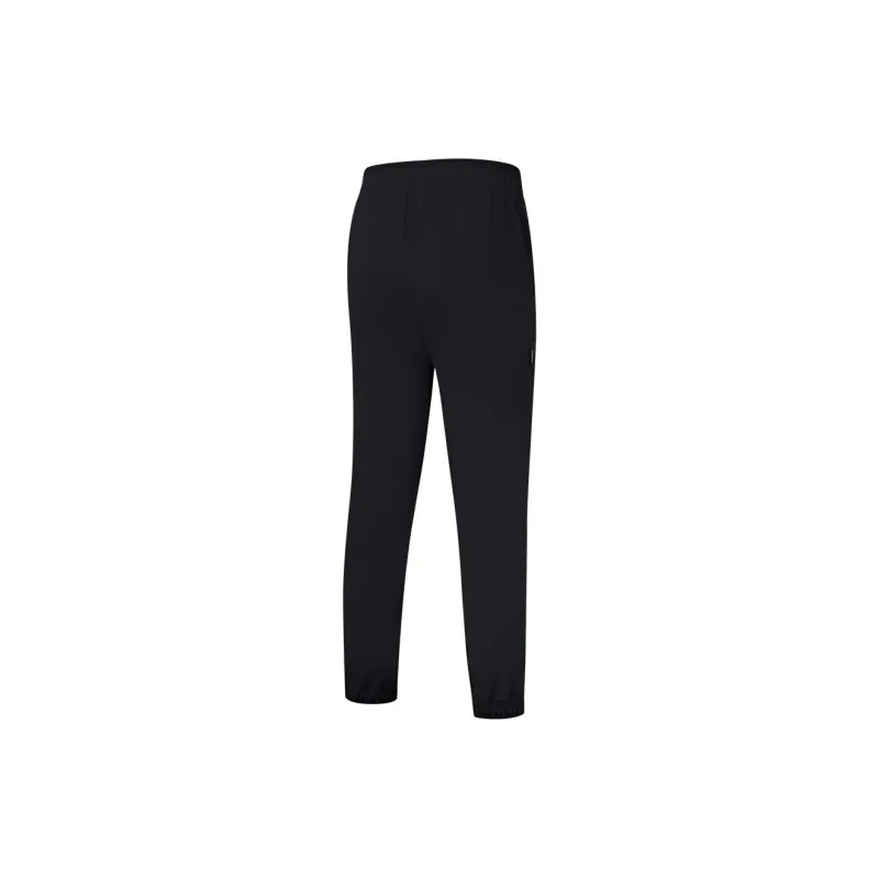QIAODAN Knitted Sweatpants Men's Black/Lightning Gray-1