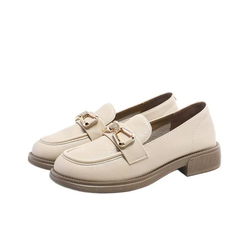 DUSTO Loafers Women's Black/Beige-4