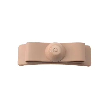 FERRAGAMO Calfskin Hair Clips Women's Beige