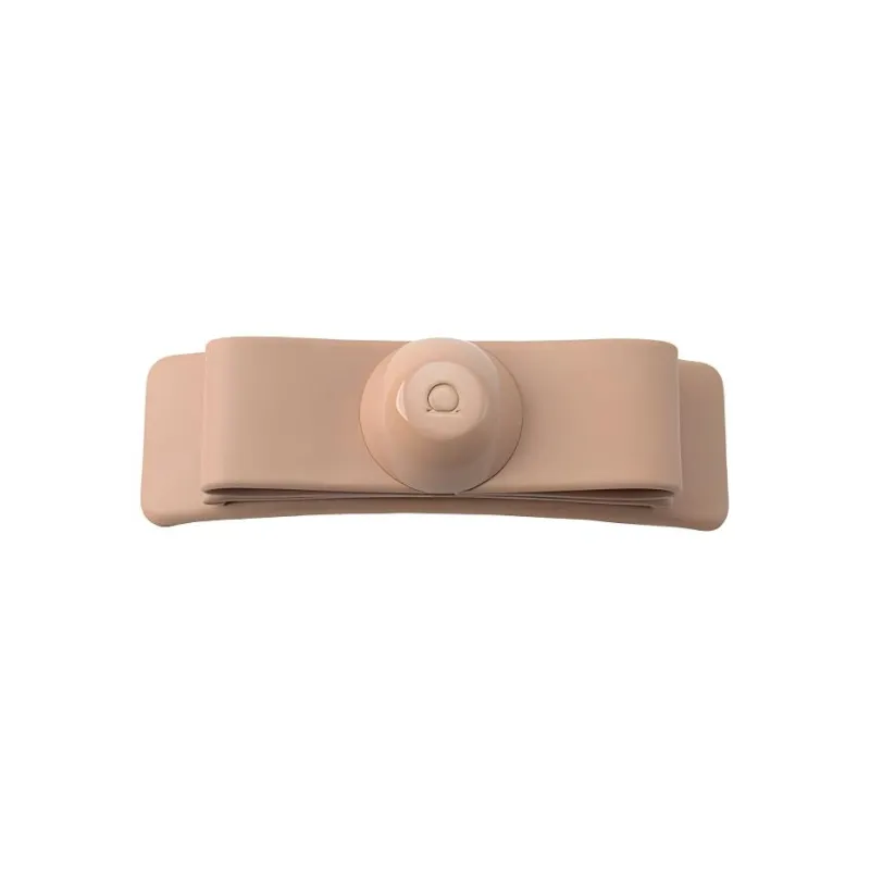 FERRAGAMO Calfskin Hair Clips Women's Beige-0
