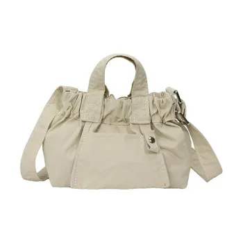 Shouldcat Fabric Shoulder Bag Crossbody Bag Handbags Regular Women's Ecru/Light Green/Khaki/Black/Light Gray/Pink