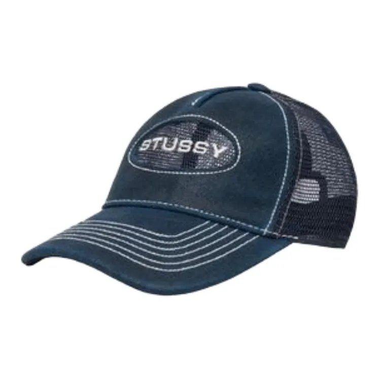 Stussy Leather Baseball Caps Men's Multicolor-1