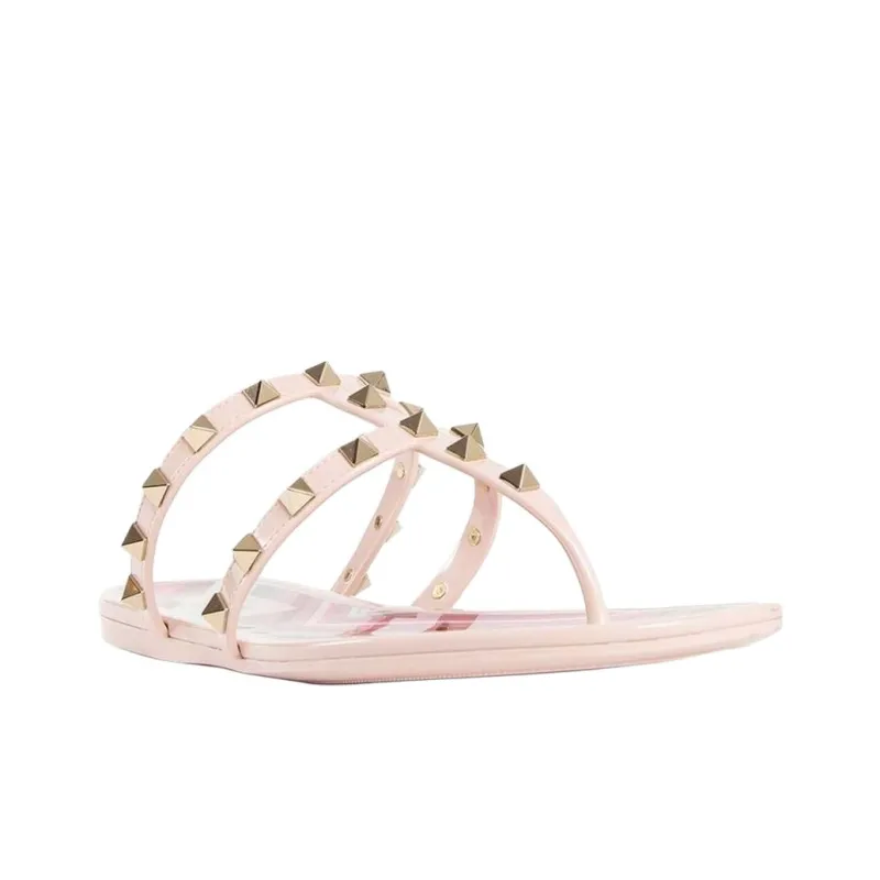 Valentino Garavani Rockstud Open Toe Caged Slides Women's-2
