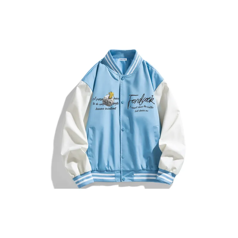 FONDLOOK Baseball Jacket Unisex-8