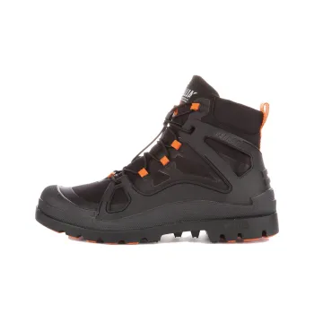 Palladium Pampa Waterproof And Slip Resistant High Top Outdoor Shoes Men's Black