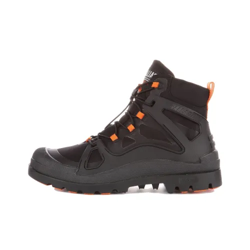 Palladium Pampa Water-Resistant Slip-Resistant High-Top Outdoor Shoes Men's Black