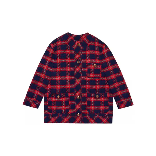 GUCCI Jackets Women's Blue/Red