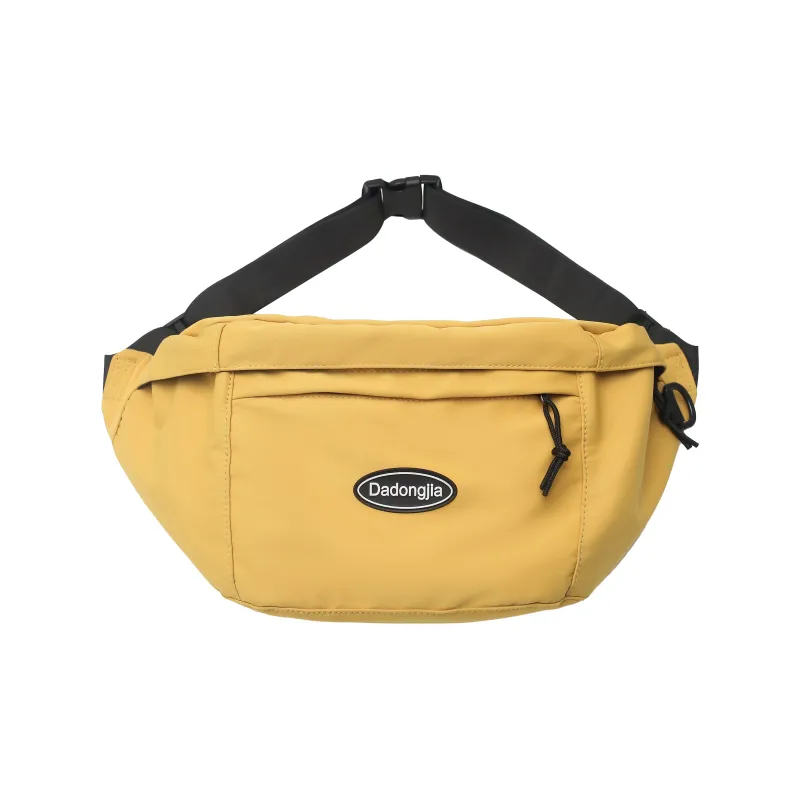OURFUN Nylon Sling Bag Regular Unisex White/Black/Yellow/Orange-7