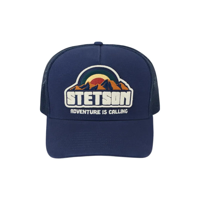 STETSON Polyester Baseball Caps Unisex Marine Blue-1