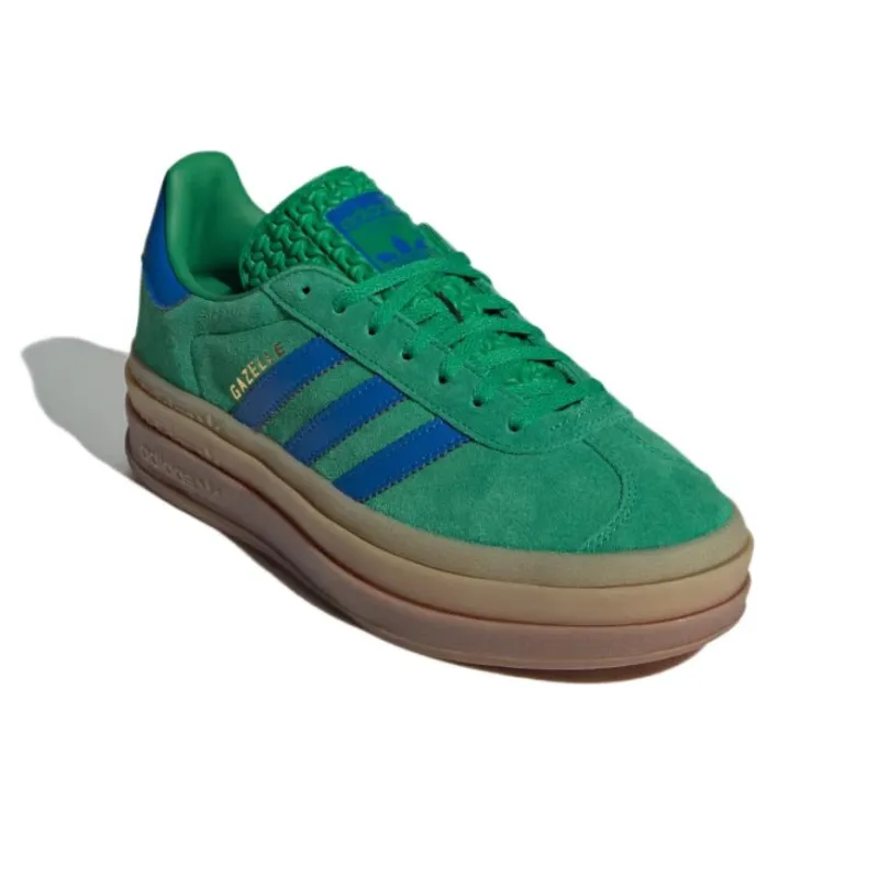 Adidas Originals Gazelle Bold Green Blue Gum Women's-2