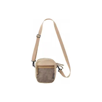 Gramicci Cotton With Nylon Shoulder Bag Crossbody Bag Mini Unisex Beige/Grey/Navy Blue