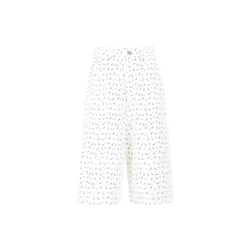 JASONWOOD Jeans Women's White Floral Pattern