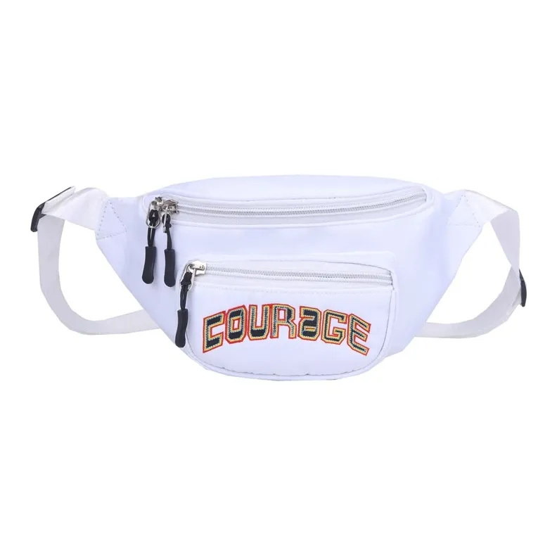 OURFUN Nylon Sling Bag Regular Unisex White/Black/Blue/Brown-0