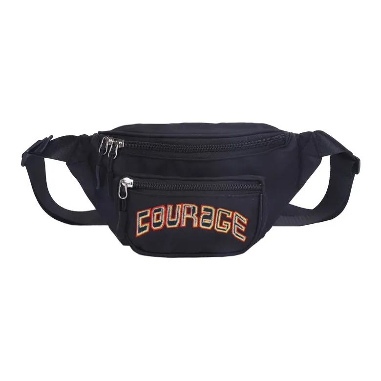 OURFUN Nylon Sling Bag Regular Unisex White/Black/Blue/Brown-3