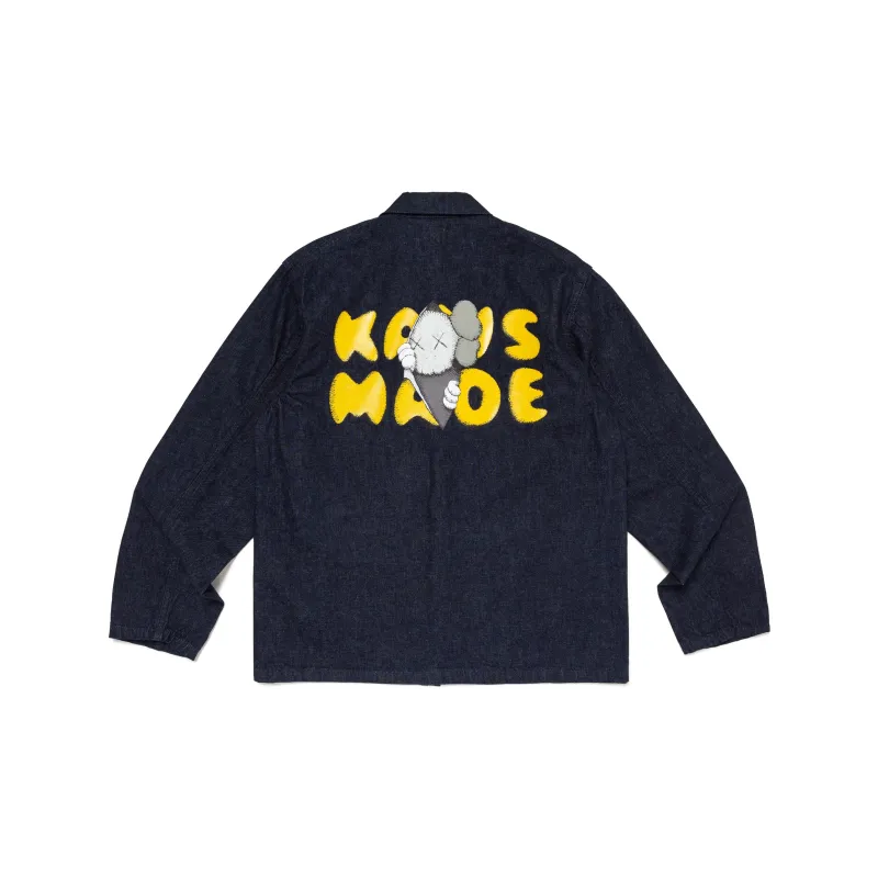 HUMAN MADE X Kaws Made Denim Coverall Jacket-1