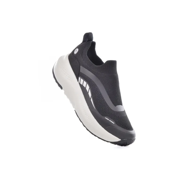 TREEPERI Support Balance, Shock Resistance, Lightweight And Rebound. Low Top Running Shoes Unisex Black White-4