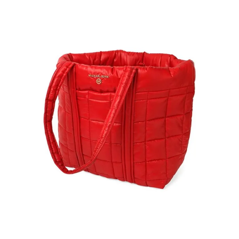 MICHAEL KORS Stirling Nylon Tote Bag Shopping Bag Handbag Shoulder Bag Women's Red-1