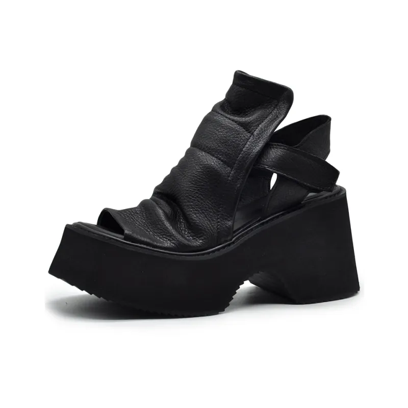 ARTMU Roman Sandals Women's Black-1