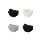 A Set: Black+White+Gray+Black 4 Pack