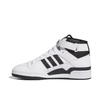 Adidas Originals FORUM Cushioning Slip Resistant High Top Basketball Shoes Unisex White Black