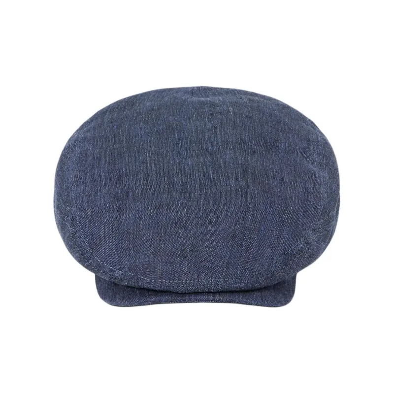 STETSON Linen Cotton Berets Unisex Blue-1