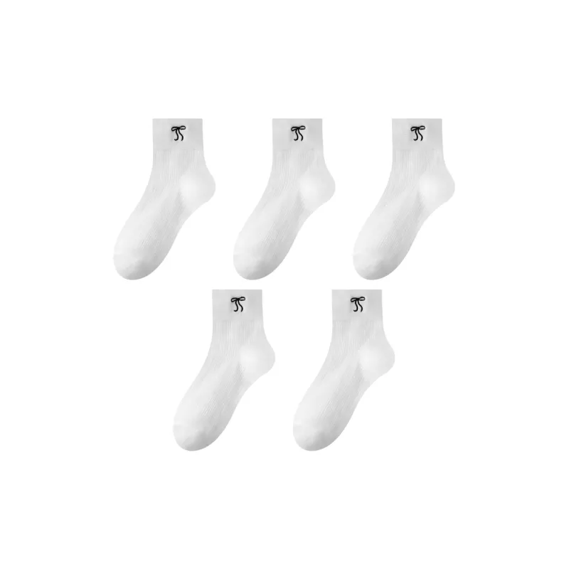 MIIOW Mid Calf Socks Unisex 5 Pack-16
