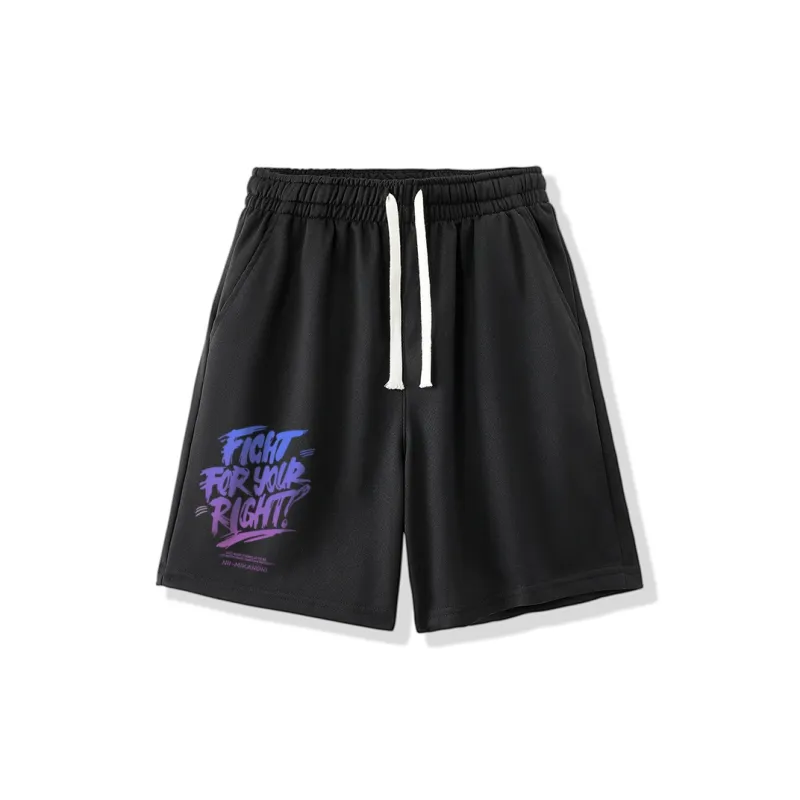 NII Casual Shorts Unisex Black-1