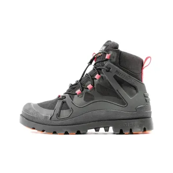 Palladium Pampa Wear resistant And Waterproof High Top Outdoor Shoes Women's Black Pink