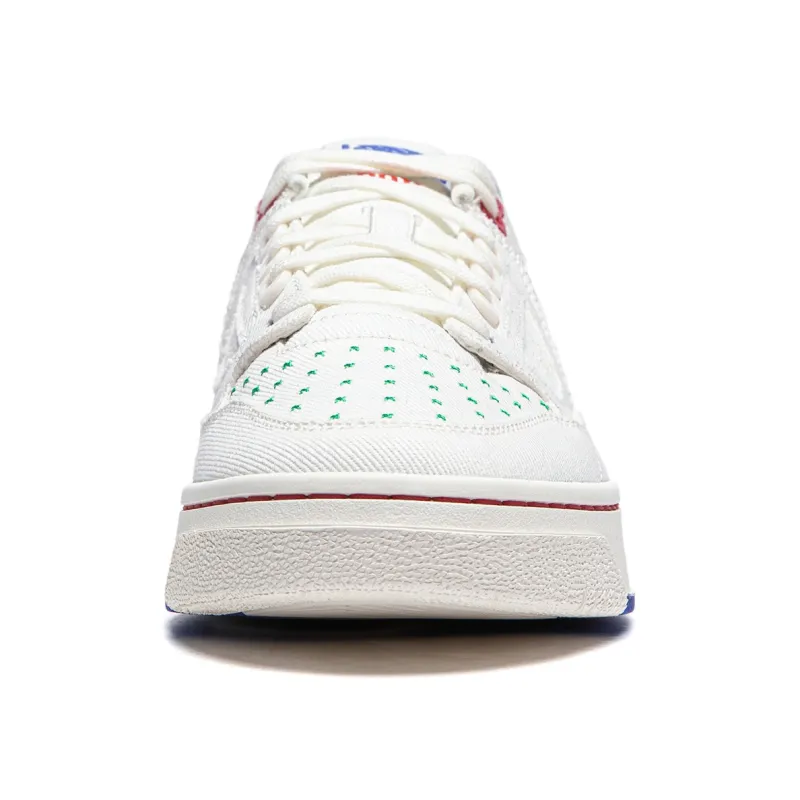 LiNing Rookie Slip Resistant Cushioning Wear Resistant Lightweight Low Top Skateboard Shoes Unisex White-4