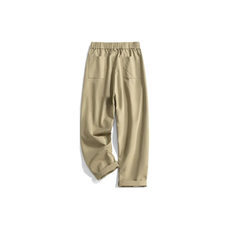 HCHUICHENG Casual Pants Unisex Army Green-8