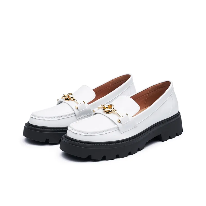 AOKANG Loafers Women's White-6
