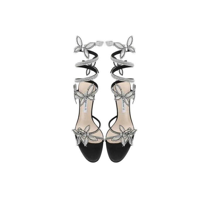 Ganxiaojie Strap Sandals Women's Black-4