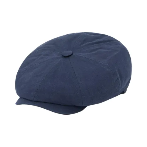 STETSON Cotton Berets Unisex Marine Blue