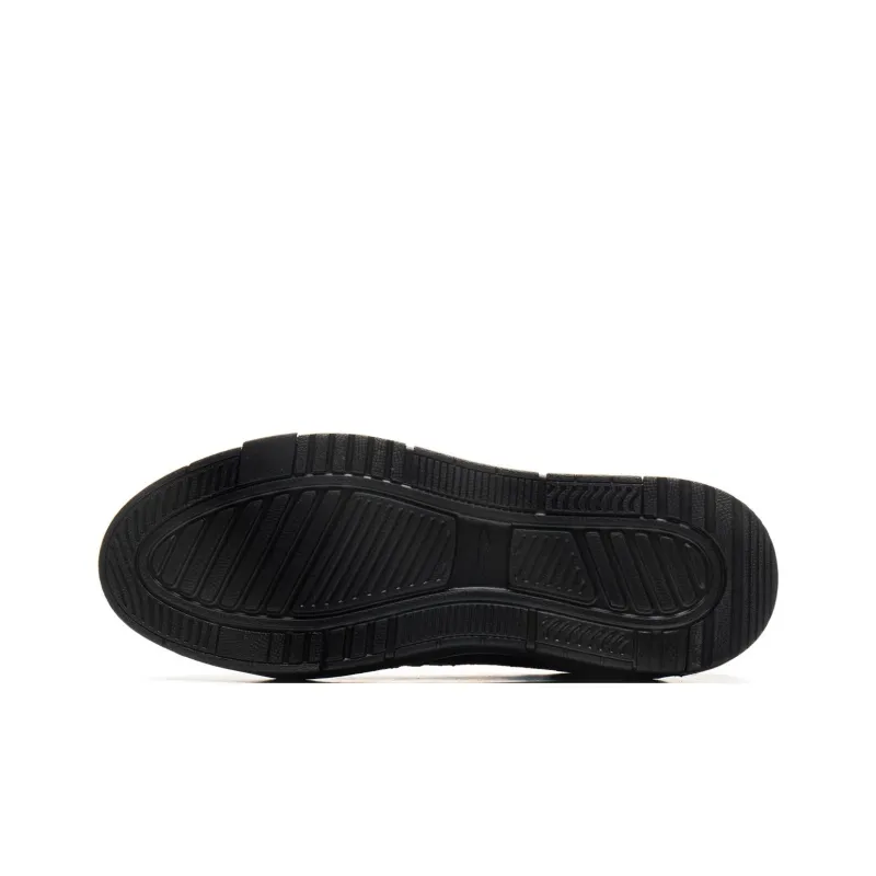 LiNing Yuan Chu Anti Slip Wear Resistant Lightweight Breathable Low Top Skateboard Shoes Men's Black-4